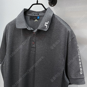 (110/XL) 제이린드버그 딥그레이 투어테크 기능성 반팔 카라넥