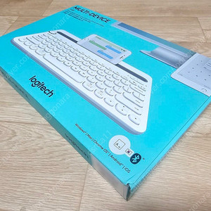 (미개봉새제픔)로지텍 K480/ 화이트/ 블루투스 키보드/ Logitech K480 (로지텍 코리아 정품)