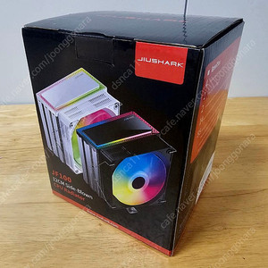 (새상품) JIUSHARK JF100 Auto RGB (화이트) CPU 쿨러/라이젠 가성비