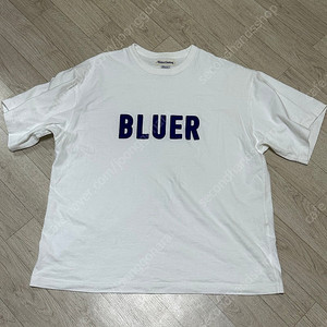 (M) 네이머클로딩 BLUER 팀 티셔츠 화이트