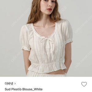 더바넷 sud pleatib blouse 블라우스