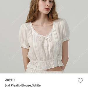 더바넷 sud pleatib blouse 블라우스
