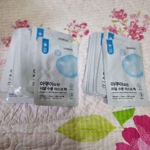 택포)시드물 아쿠아포린 리얼 수분 마스크 팩 32장