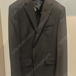 지이크 정장 3피스 셋트 (차콜그레이, 상의 100사이즈, 하의 33사이즈 정도)-실착용 1회, 택비포함