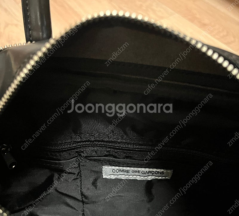꼼데가르송 오리지널 핸들 가방 더블지퍼--3