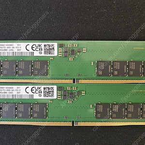 Samsung 삼성 DDR5 4800 16G * 2 RAM 판매합니다.