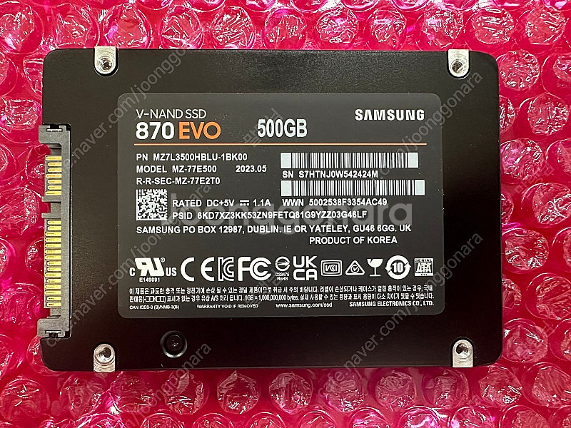 삼성 870 EVO SSD 500GB SATA--0