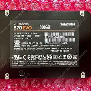 삼성 870 EVO SSD 500GB SATA