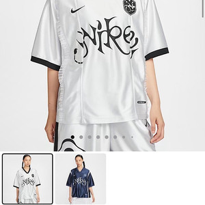 나이키 스포츠웨어 여성 반팔 그래픽 저지 탑 화이트 II1939-095 (새상품)