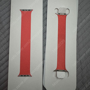 애플 정품 애플워치 46mm 텐저린 브레이드 솔로 루프 팝니다