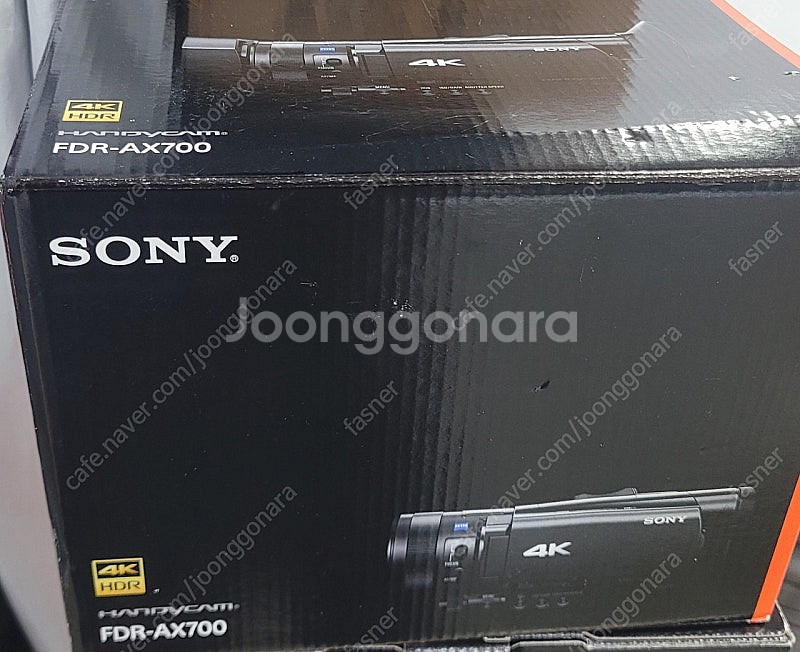 소니 4k 디지탈캠코더 ax700. 신품동일수준 박스채...--6