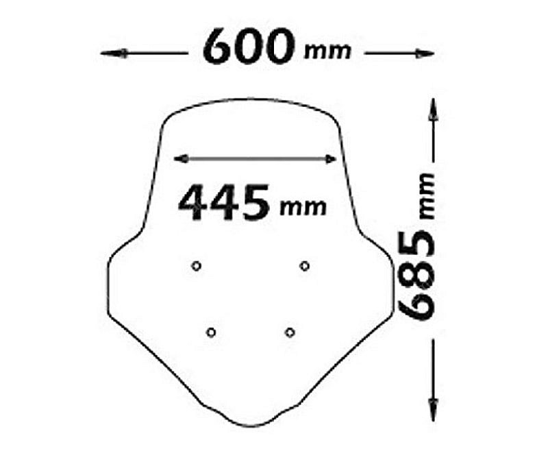 이소타 pcx 윈드스크린 보조스크린 포함--1