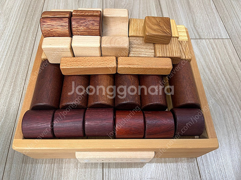 숲소리 원목블럭 66p (상태 최상)--0