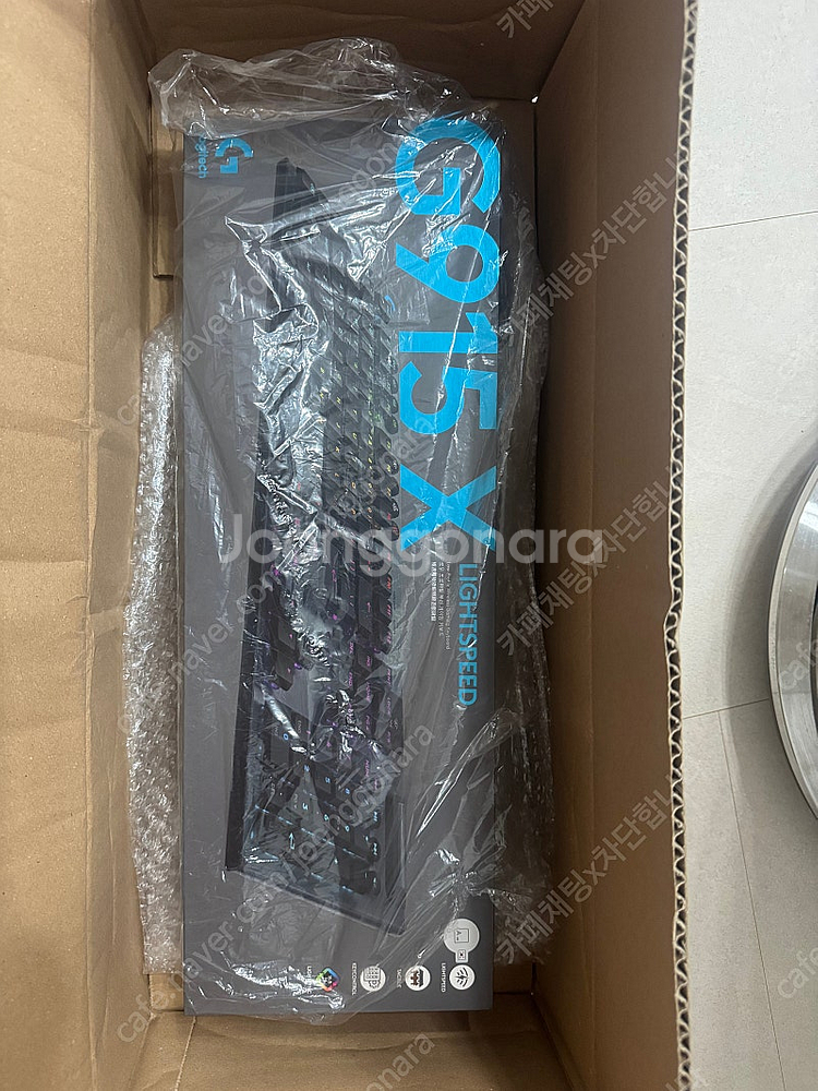 로지텍 G915 X LIGHTSPEED 갈축, 미개봉--0