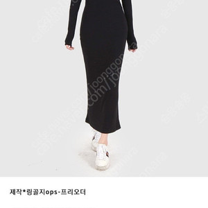 구즈 제작 링홀터원피스 새상품