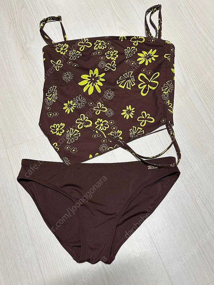 이스트씨 수영복 TAN TUBE-TOP SET (S사이즈)--2