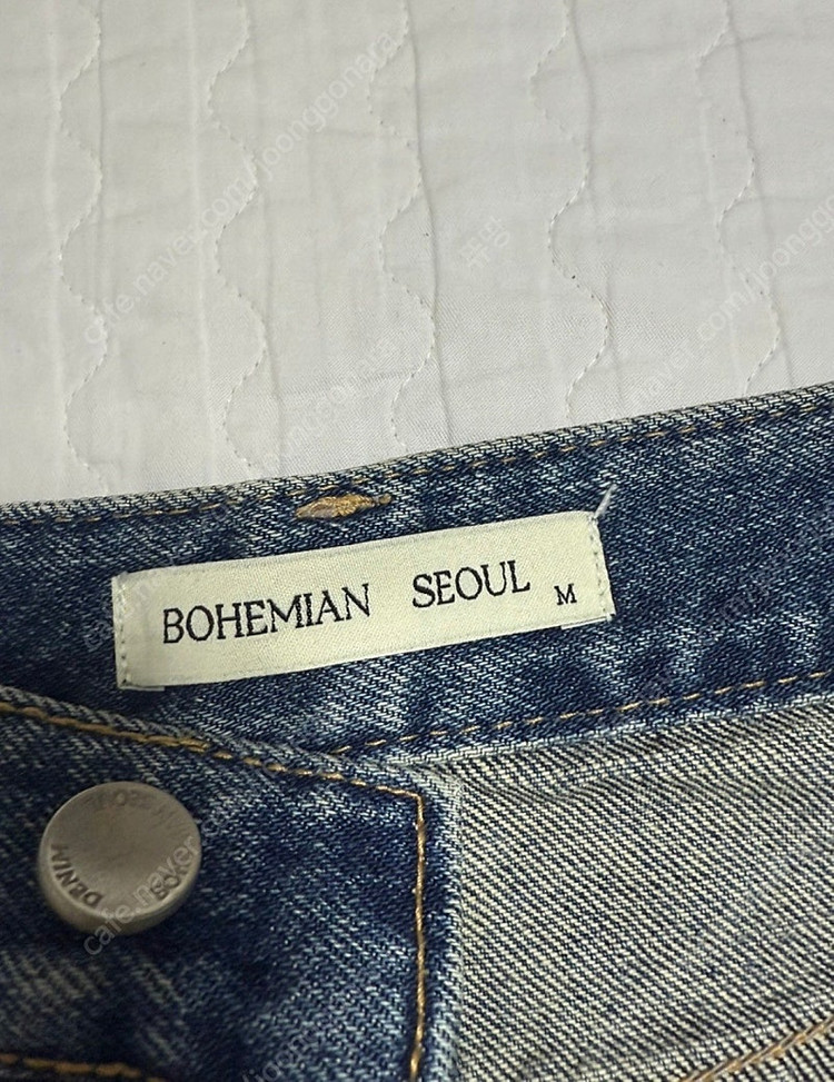 보헤미안서울 보헴서 22 데님 데미지 쇼츠 M 이미지