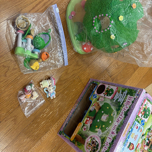 실바니안 패밀리 집 , 요정나무, 가구 토끼가족세트