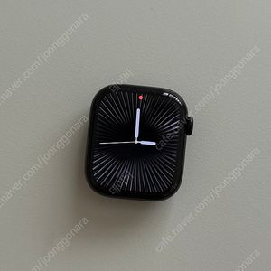애플워치10 42mm 제트블랙 gps 배터리 100% S급 + 스트랩,충전기 39만