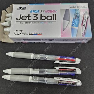 자바펜 유성볼펜 제트3볼 (0.7mm)(1박스 12입) 새제품 택포 13000원