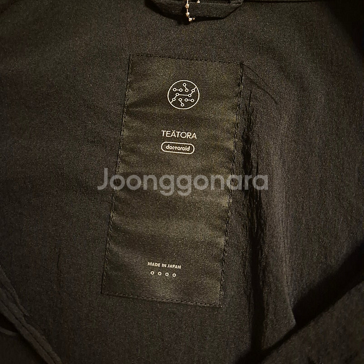 [새제품] 테아토라 Wide Shirt 닥터로이드 블랙...--2