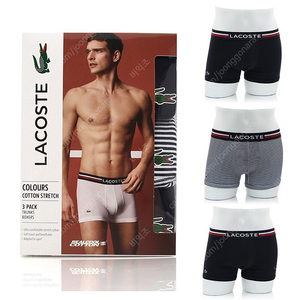 [100] LACOSTE 라코스테 정품 드로즈 속옷 팬티3장 판매합니다