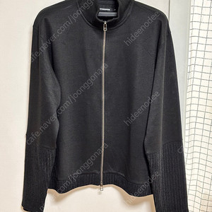 해칭룸 더블 슬리브 트랙 가디건 블랙 5 XL 팝니다