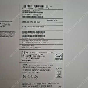 맥북에어13 M3 13인치 2024