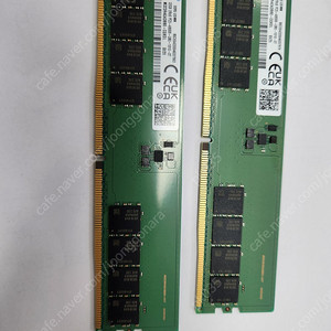 삼성 시금치 DDR5 32GB 4800B 2장 팝니다. 가격수정~
