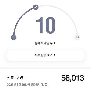 메리어트 58000포인트 판매합니다