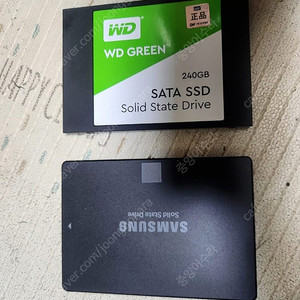 삼성 120, wd 240 ssd 2종 일괄 택포함 3만원
