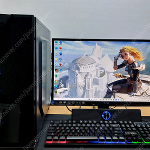 최신 9세대 게이밍 I3 9100F/GTX750/DELL 23 모니터 컴퓨터 풀세트 판매해요