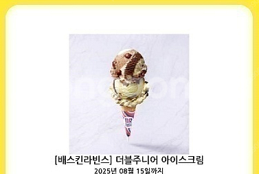 배스킨라빈스 더블주니어 팝니다.--0