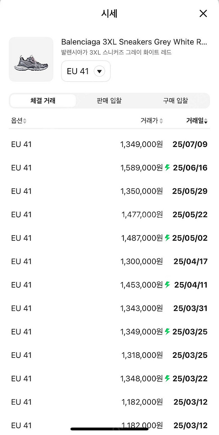 (41) 발렌시아가 3xl 그레이 레드 화이트 밑창보강...--7