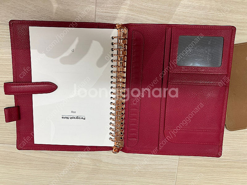 백작 바인더맵 가죽 바인더 마르살라 20공--1