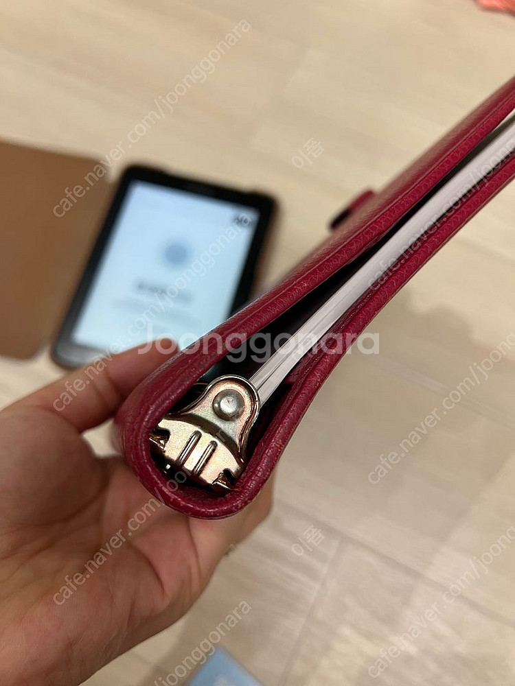 백작 바인더맵 가죽 바인더 마르살라 20공--6