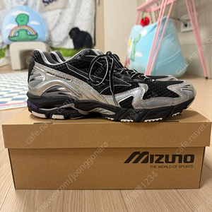 [270]미즈노 웨이브 라이더10 블랙 블랙 샌드 퍼플헤이즈