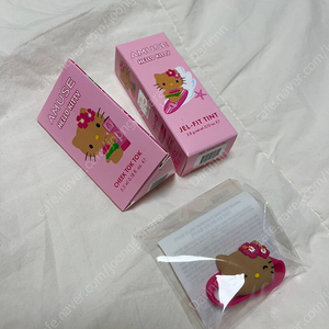 어뮤즈 태닝키티 젤핏 틴트, 치크 톡톡, 태닝 헬로키티 틴트 반지(새상품)