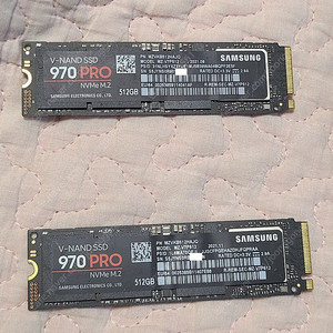 삼성 MLC SSD 팝니다. 970 PRO 512 860 PRO 256