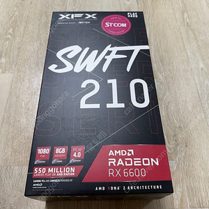 XFX 라데온 RX 6600 SWFT 210 / 2024년 11월 구매 (워런티 3년)