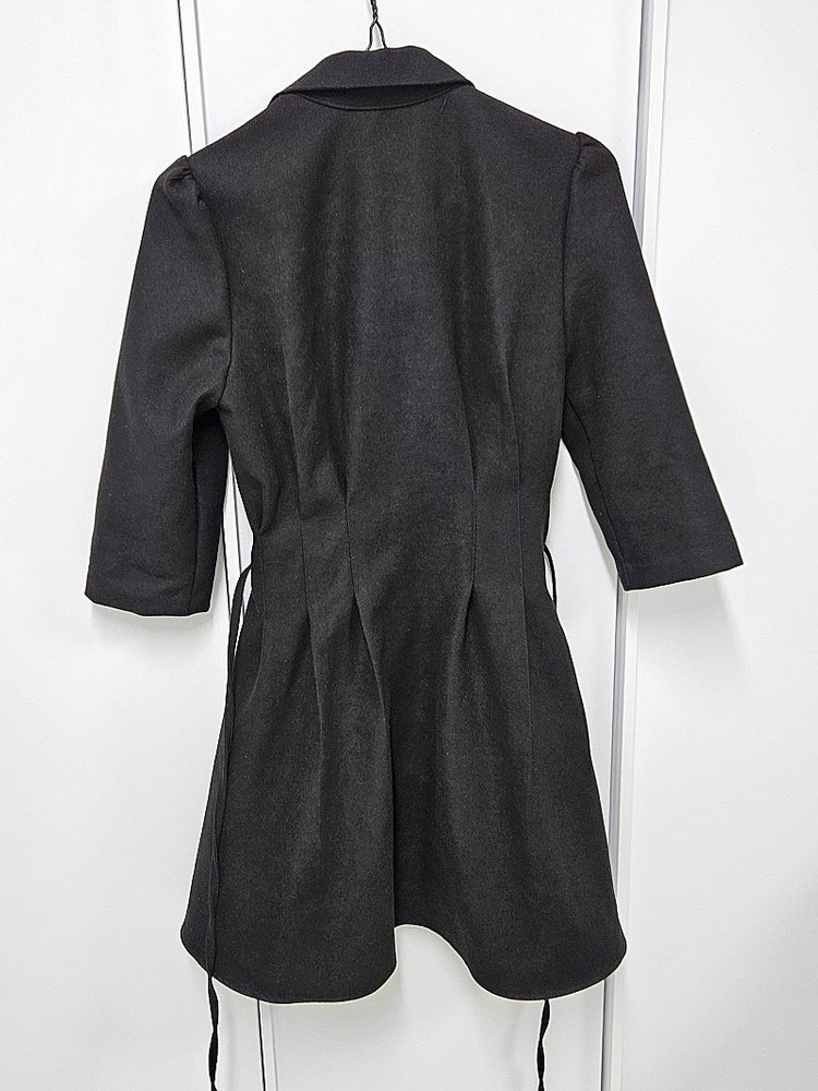 히니크 셔츠 원피스 블랙 s--1