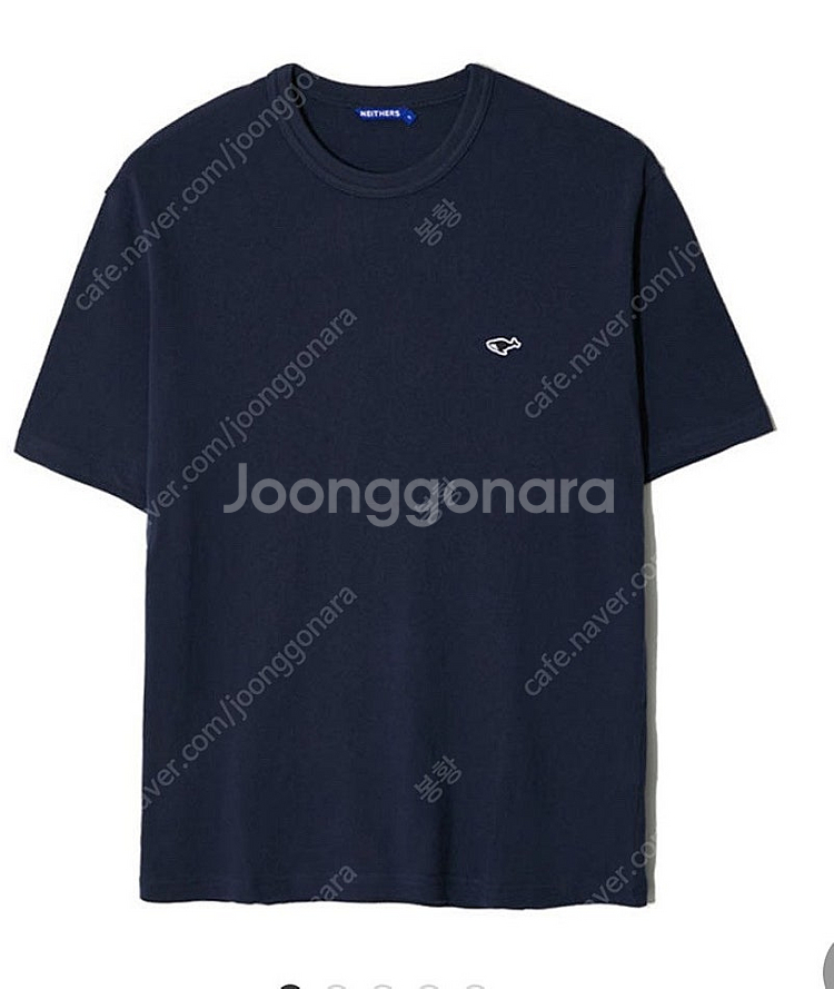 네이더스 웨일 반팔티 네이비 4사이즈--0