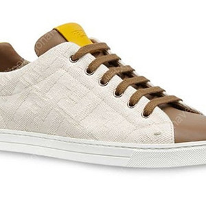 펜디 화이트 FF 로고 남성 스니커즈 7E1350/AAWXF19NX 9사이즈