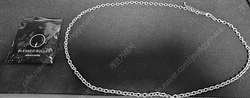 블레스드불렛 써지컬스틸 빈티지실버 63cm 체인 목걸이--1