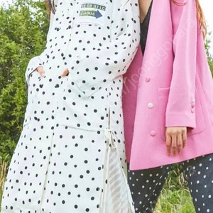 정품 럭키슈에뜨 세일러 롱원피스 겸 롱야우터 코트 38