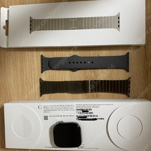 애플워치10 내추럴 티타늄 46mm + 정품 링크 브레이슬릿 새제품급 팝니다