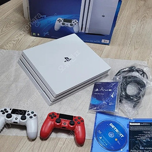 ps4 프로 1테라 화이트 풀박