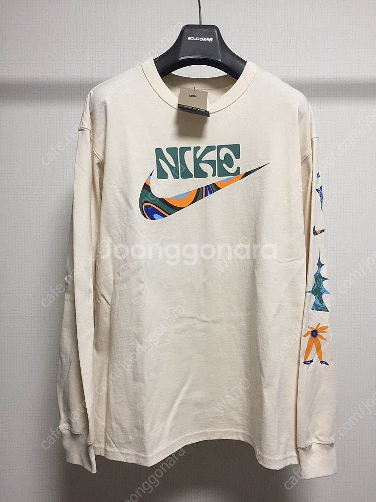<새상품> 나이키 NSW 맥스90 프린트 롱슬리브 티셔...--0