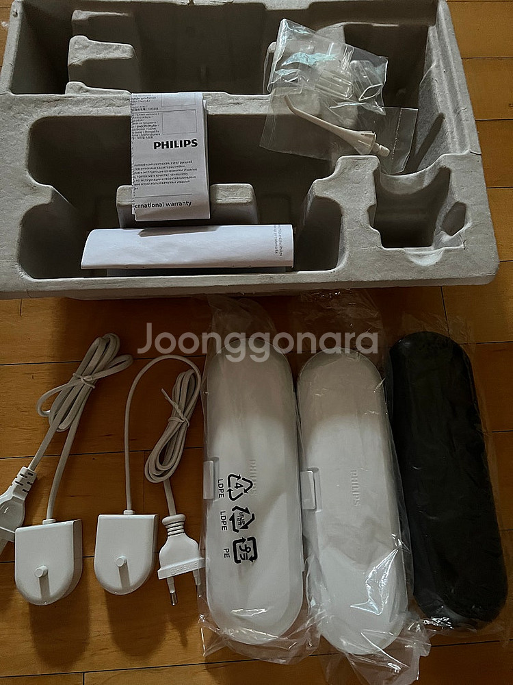 새상품)필립스 전동칫솔 충전기와 케이스만 개별 각각--0