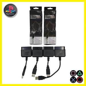 플레이스테이션2 플스2 패드 PS2 to PC / PS2 to PS3 컨버터 어댑터 변환 호환 젠더 6개 일괄 (미개봉/개봉)